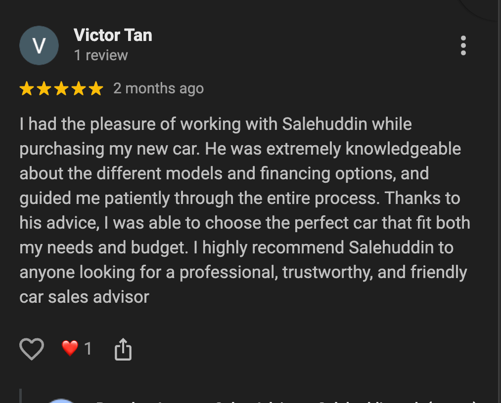 Screenshot Google review Proton 1